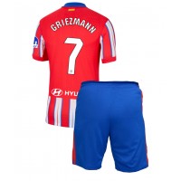 Dětský fotbalový dres Atletico Madrid Antoine Griezmann #7 2024-25 Domácí Krátký Rukáv (+ trenýrky)